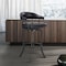 Armen Living Pharaoh Swivel 26" Mineral Finish and Black Faux Leather Bar Stool 721535743339 - alternate 4